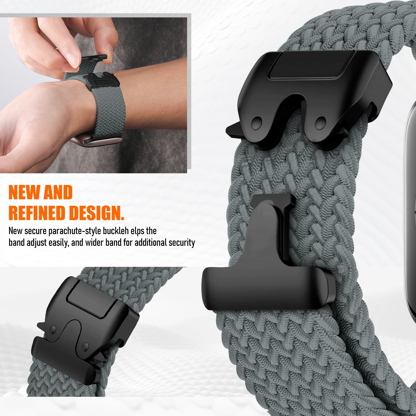 حزام مضفر لساعة أبل باند 45 ملم 44 ملم 46 ملم 42 ملم 49 ملم 40 ملم 41 ملم 38 سوار IWatch Series 10 SE 9 8 7 6 Ultra 2 band 49 ملم