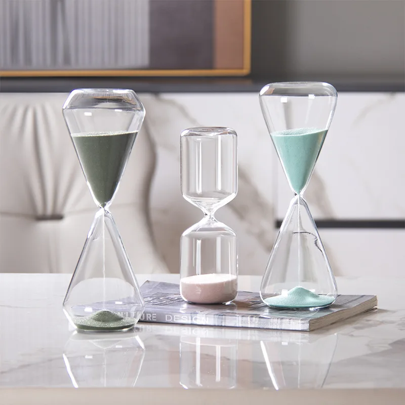 15/30 Minutes Sand Watch Hourglass Sandglass Sand Cook Clock Children Gift Sand Timer Creative Crafts Home Decoration New