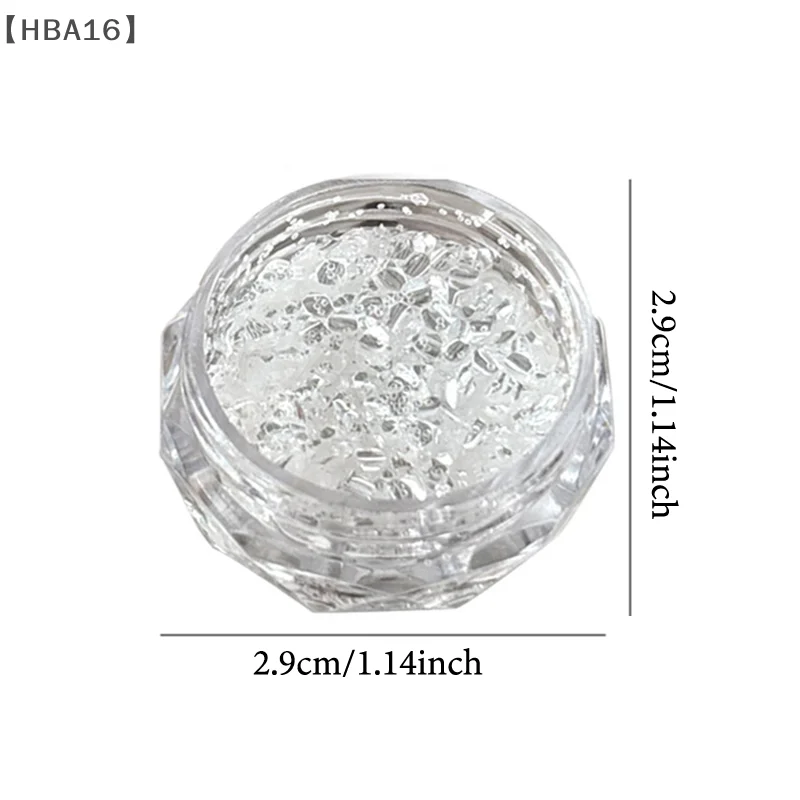 [HBA16] 1 ボックス ミニスパークリングネイルグリッター スパークリングネイルデコレーション ネイルサロンデザインアクセサリー DIY ネイルアートデザイン