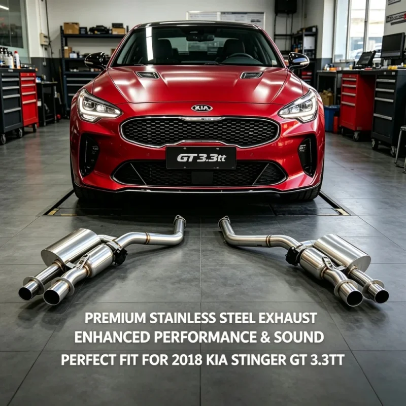 

Valvetronic Exhaust Catback for Kia Stinger GT 3.3tt 2019-2023 Stainless Steel Rear Exhaust Pipes Muffler with Upgraded Sound