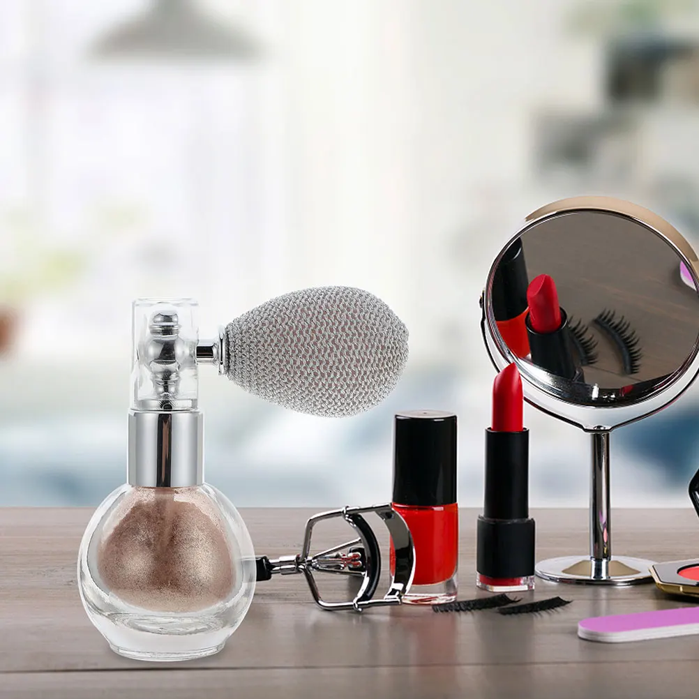 

2Pcs Glitter Bottle Makeup Spray Tool Body Highlight Powder Bottle Powder Spray Female Highlighter Supply Gift