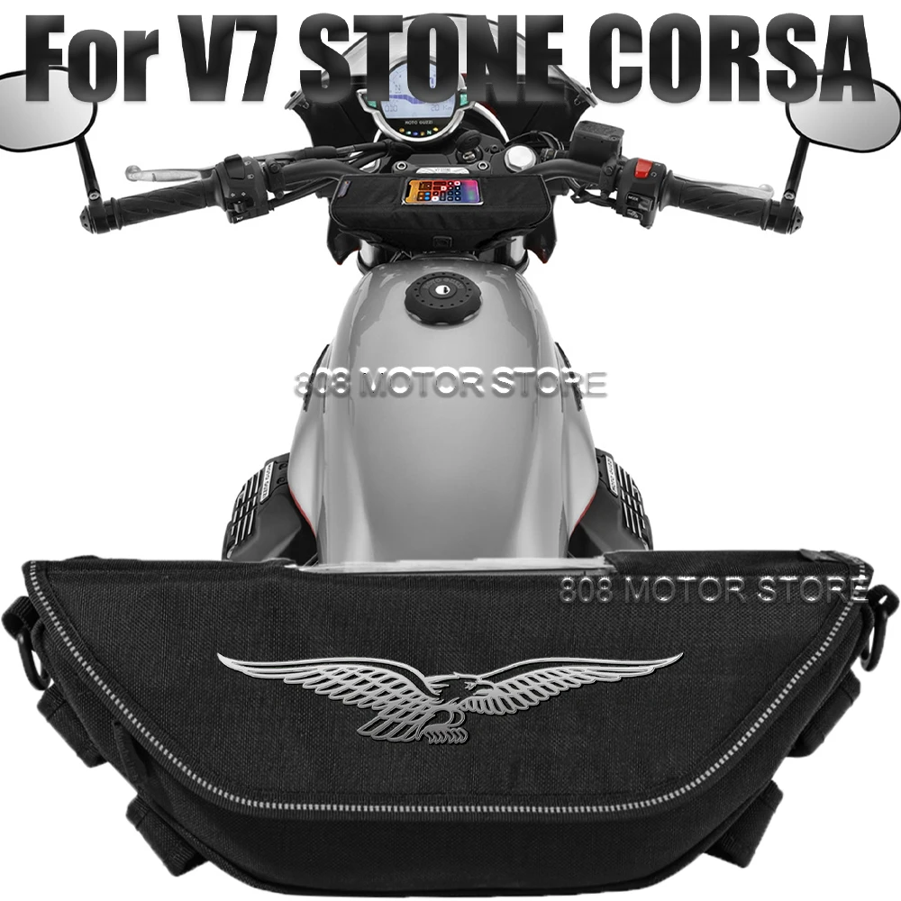 

Для Moto Guzzi v7 stone corsa Мотоциклетные аксессуары сумка для инструментов водонепроницаемая и пылезащитная Удобная дорожная сумка на руль