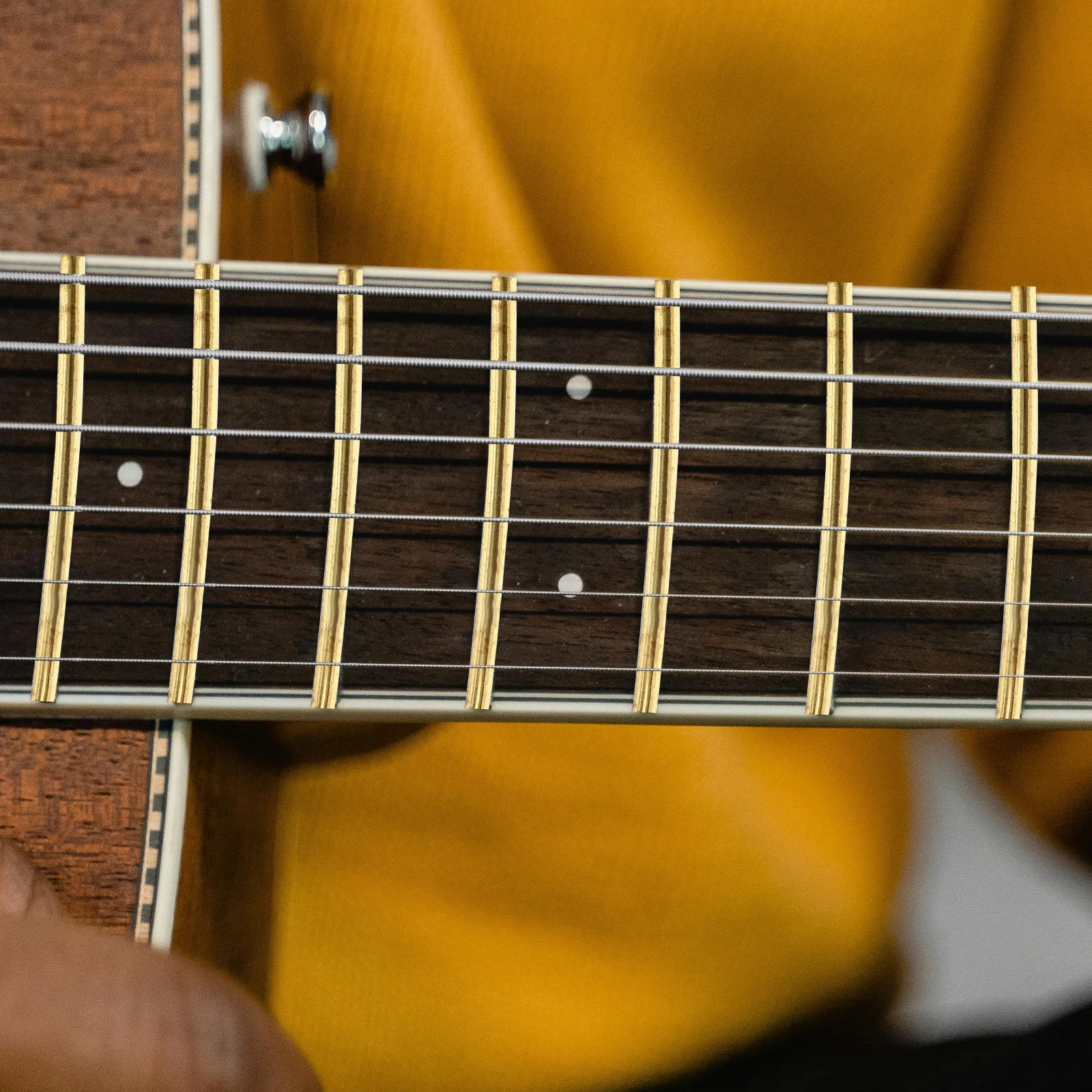 

20Pcs Standard Guitar Fret Wires High-Quality Metal Fret Line Replacement for Acoustic Electric Guitar Fretboard Renovation Kit