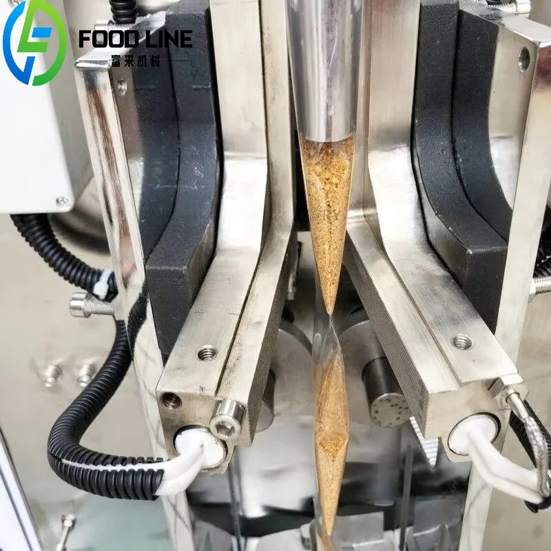 Máquina automática automática de embalagem de pó para enchimento e selagem de pó para alimentos