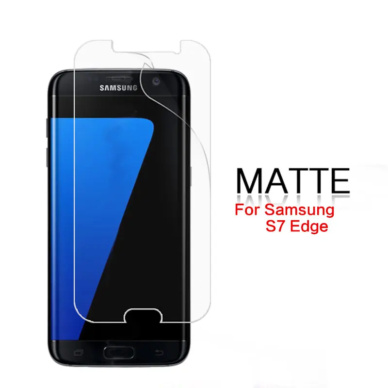 Anti-Glare Matte Film For Samsung S7 S8 S9 Active Edge Plus S7272 S7582 Style Duos LTE HD Clear Glossy Film Screen Protector