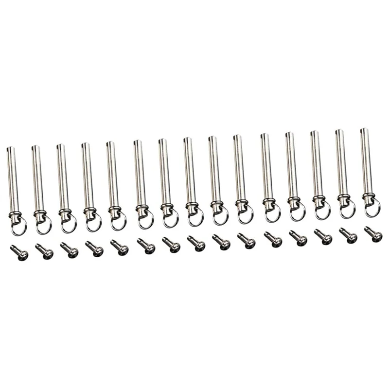 AB42-DIY Folding Fan Crafting Kit With 15 Nuts And Solid Shaft Rivets, Fan Shaft Accessories Set