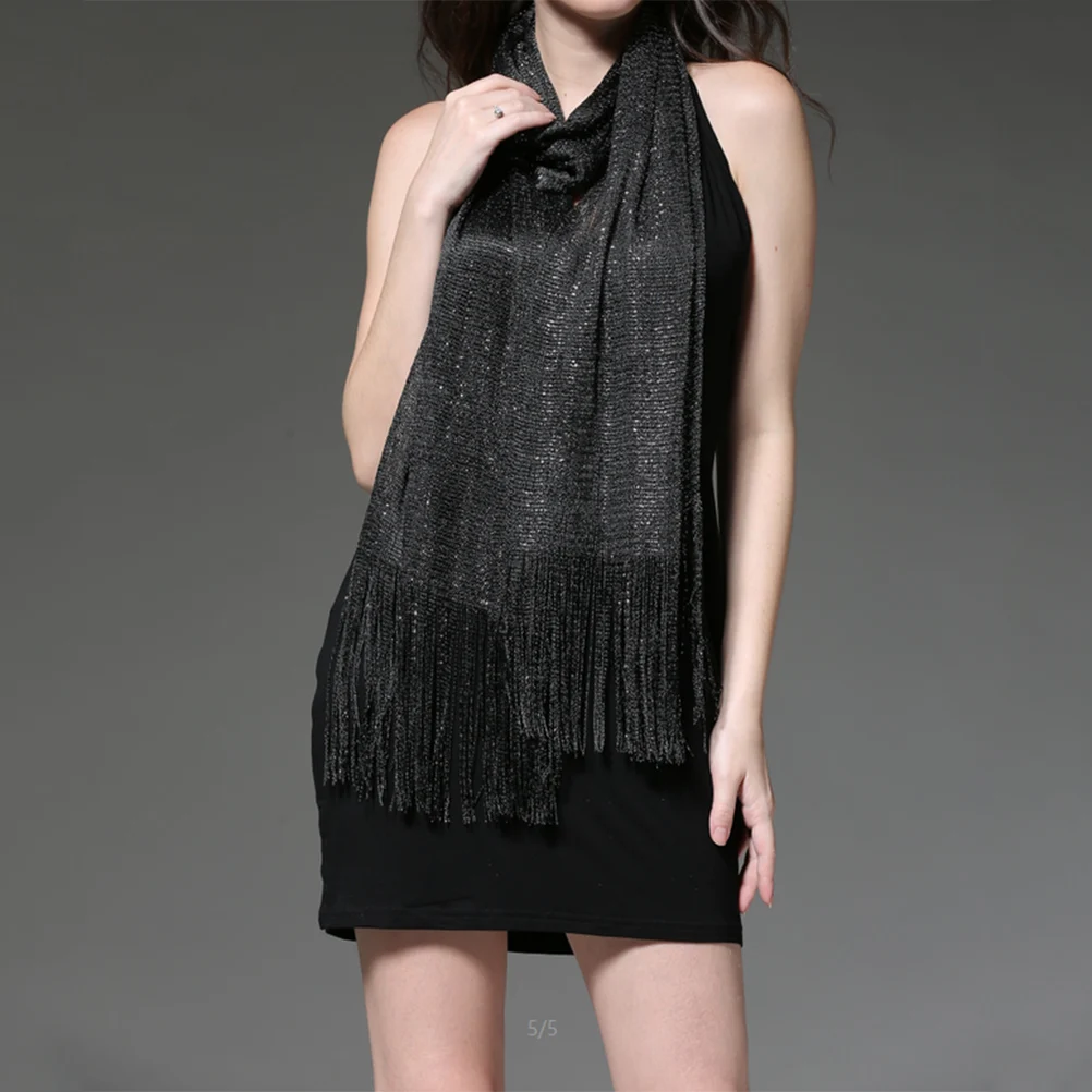 

Sunscreen Scarf Shawls Wraps Prom Evening Protection Skin-friendly Lightweight Tassel Four Seasons Women Girls Gift