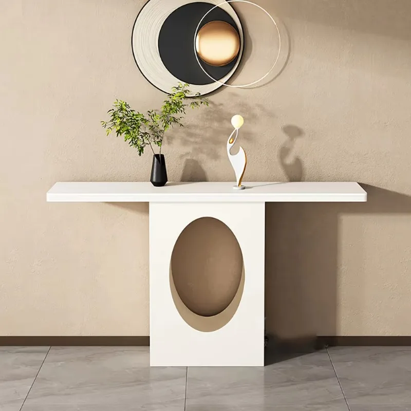 

Trendy Midcentry Console Table Luxury Hallway Marble Lobby Console Tables Entrance Metal Consolle Ingresso Living Room Furniture