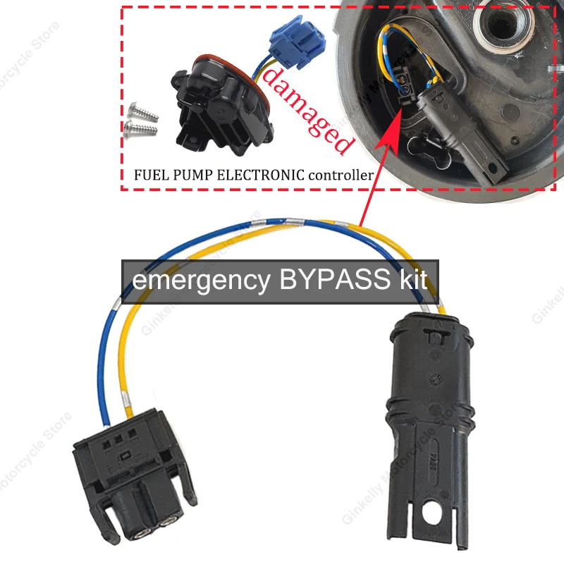 

fuel pump electronic bypass connector kit For BMW R1200GS R1250GS ADV R1200RT S1000XR F700GS F800GS F800R F800GT