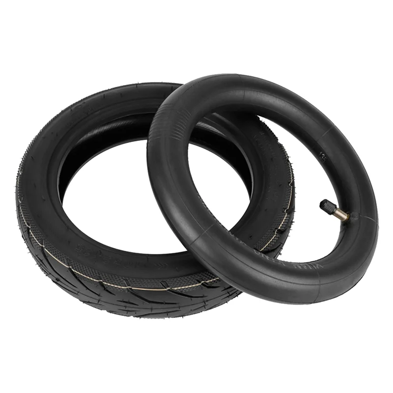 

FSTE-2Pcs 10X2.125 Inner Outer Tires For Ninebot F20 F25 F30 F40 Electric Scooter 10 Inch Front Rear Tyre Wheel Rubber
