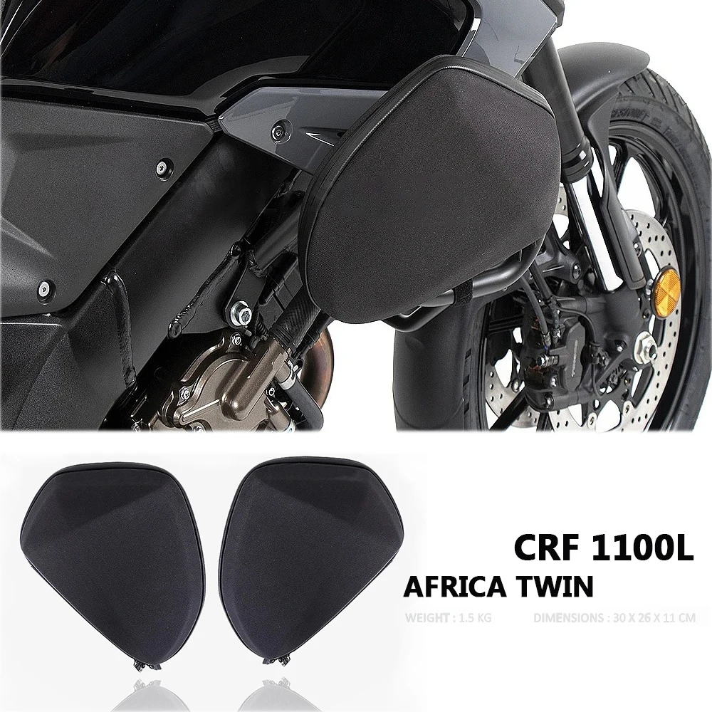 

For Honda CRF1100L Africa Twin Adventure Sports Motorcycle Crash Bar Bags Frame Tool Bag CRF 1100L ADV 2020- Travel Storage Bag