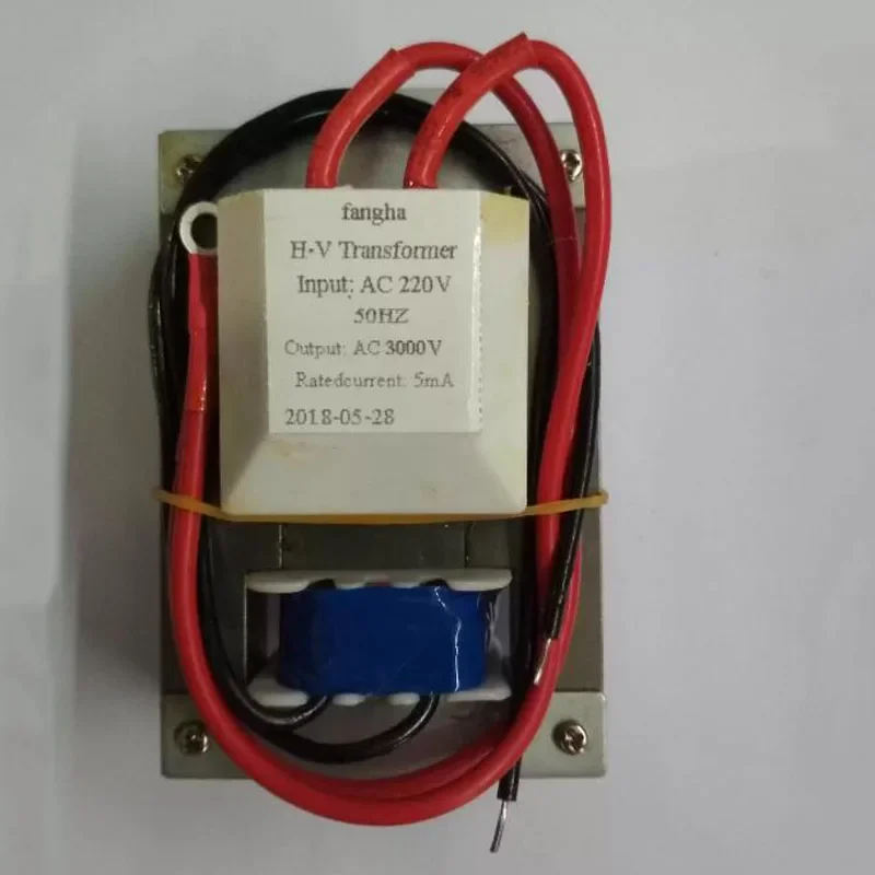 Medium Size 57x16mm High Voltage Transformer Power Module for Insect Killer Lamp 220V 50Hz to 3000V Horizontal Type
