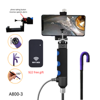 Steering Industrial Endoscope Camera HD Automotive Car Inspection Borescope A800-3 with WIFI Box for Iphone Android PC