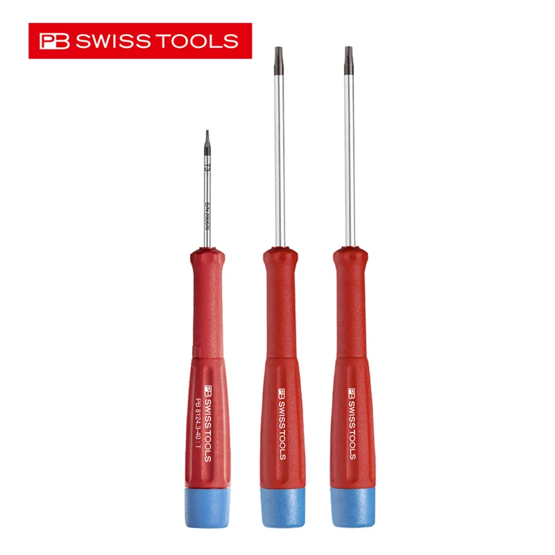 

PB SWISS Precision Screwdrivers with Turnable Head Torx Screwdriver Set Mobile Phone Mac Book Repair Tool 8124 8124B 8643