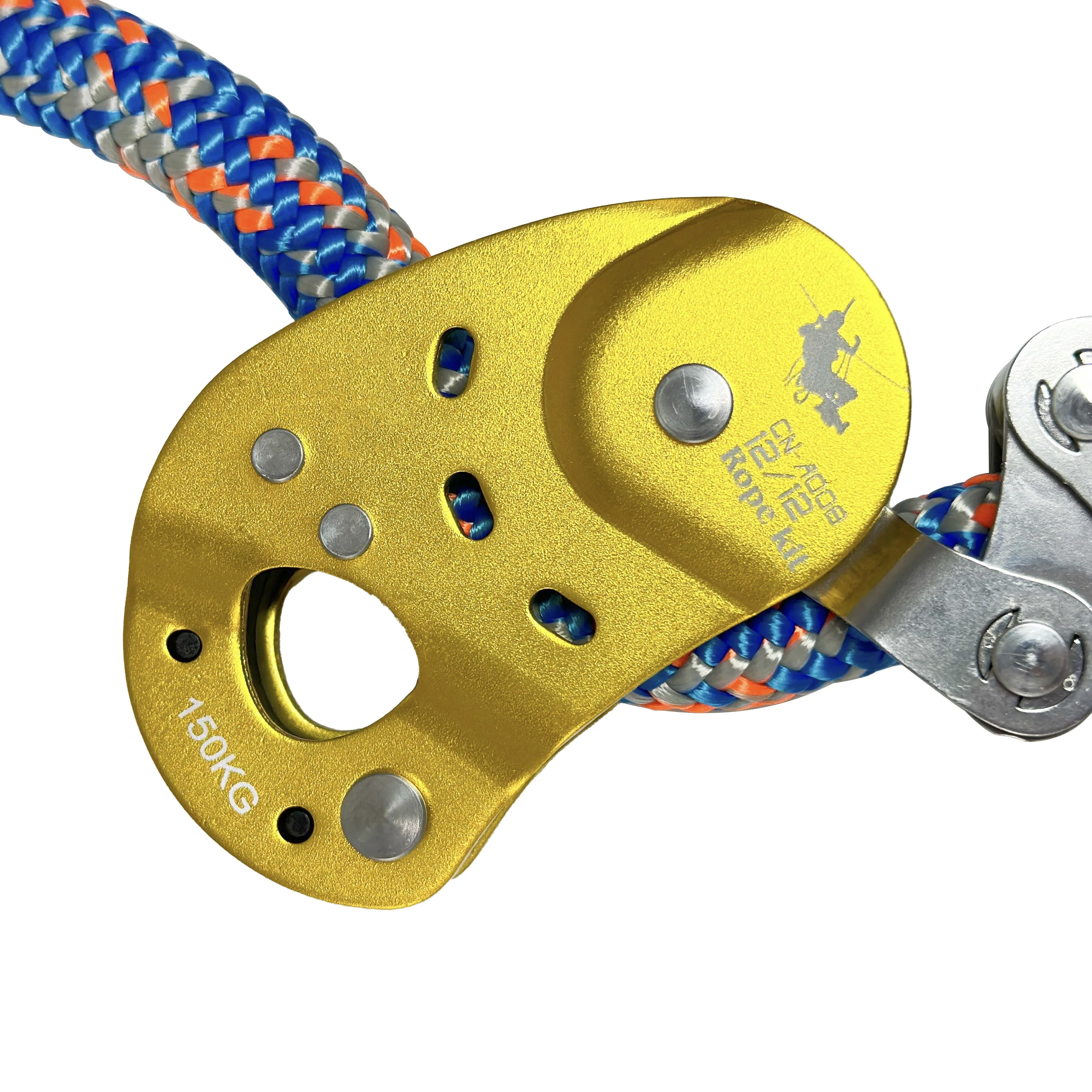 

CCMG 150KG Rope Graber Fall Belay Device for Rope Climbing Arborist Rescue and Aerial Work