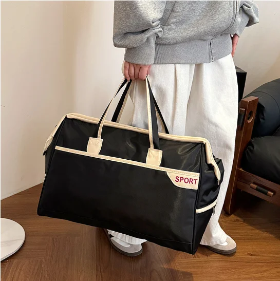 

Nylon Travel Duffel Bag Outdoors Storage bags Large Capacity Short-Distance Travel Package Foldable Boarding bag Luggage Handbag