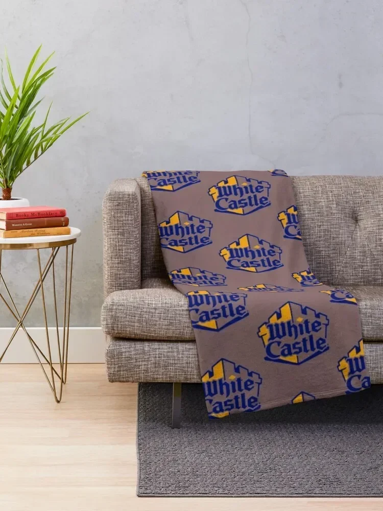 White castle logo Throw Blanket Bed covers Sofa Luxury Thicken Winter beds Blankets