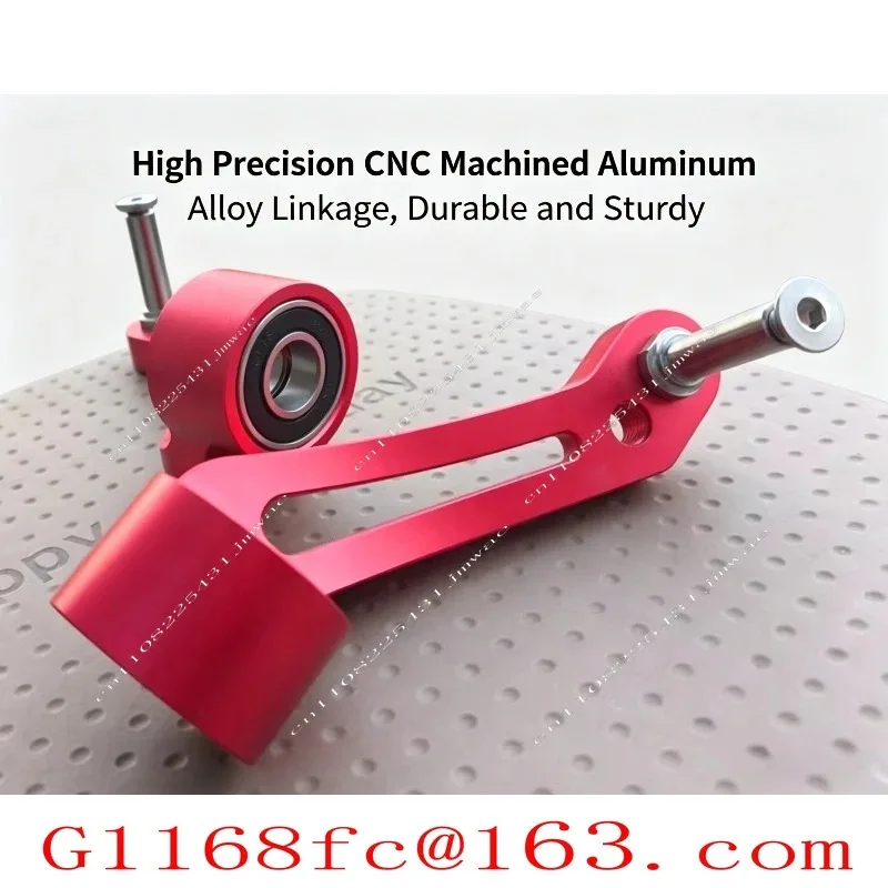 1 Pair of High Quality for 4-inch 5-inch Wheels with Aluminum Wheelchair Front Fork with Titanium Alloy Shaft