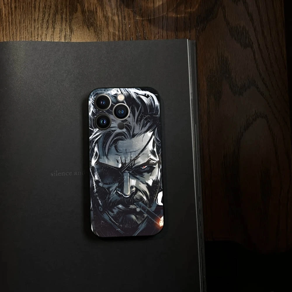 G-Game M-Metal G-Gear S-Solid Phone Case for iphone 15 14 13 12 11 Mini Pro Max Plus Shockproof Back Cover protective case