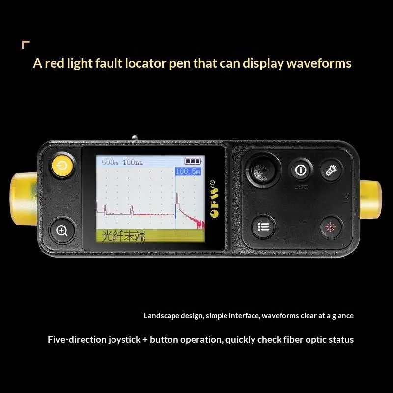 1Pcs 20KM Optic Fault Finder Handled OTDR Active Fiber Test Fiber Ranger FTTB FTTH Breakpoint Tester VFL 10MW