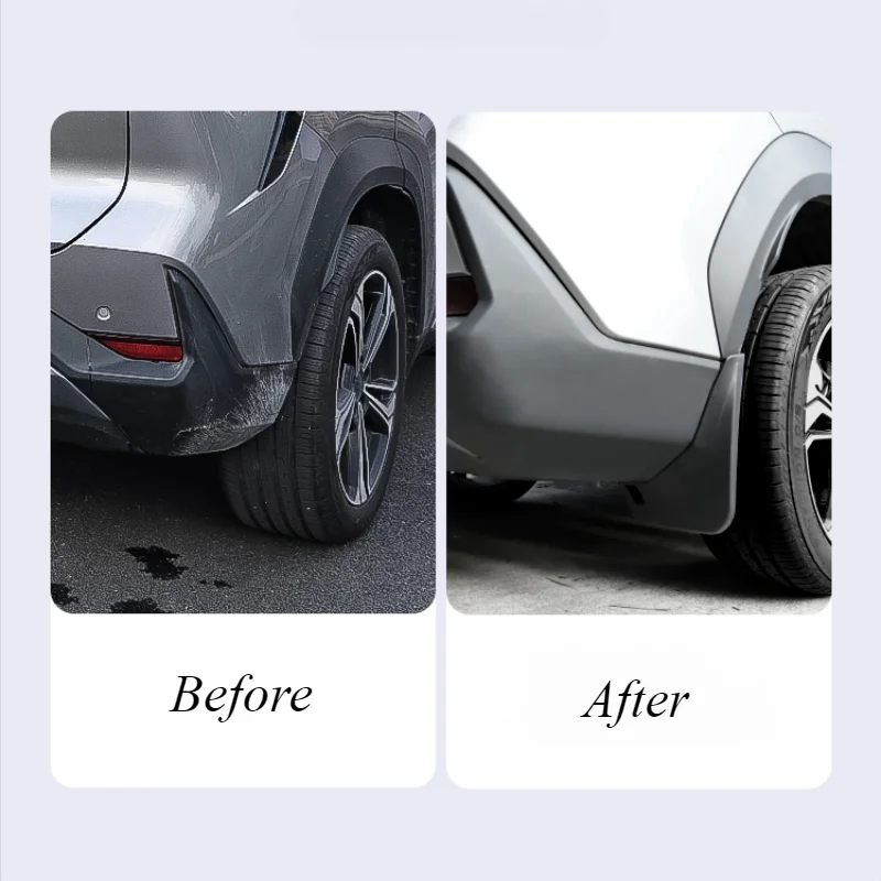 For Geely Galaxy L7 Car Rear Wheel Lined Fender Anti-sediment Sewage Block Mud Skin Sand Retaining Stone Special Accessories