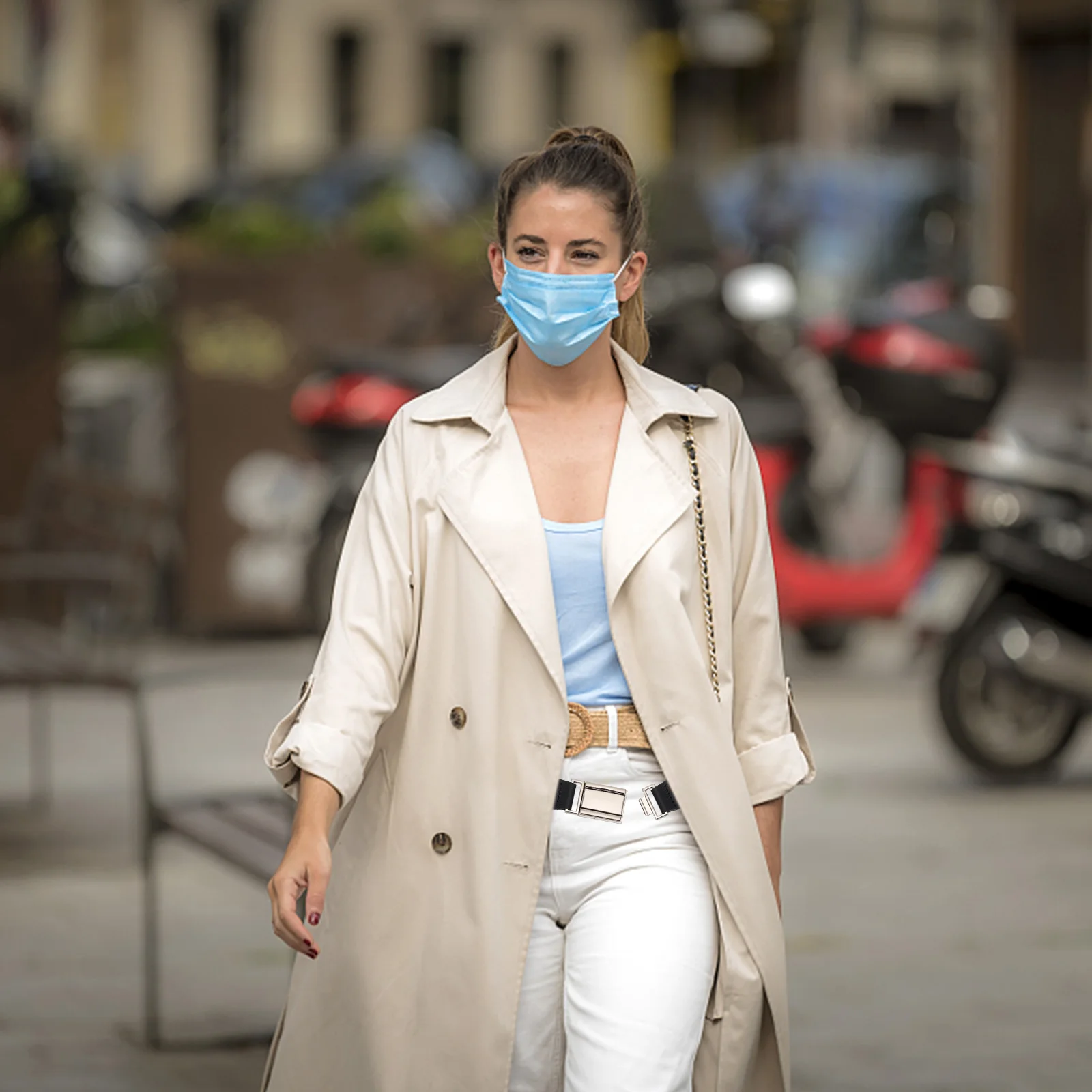 

2pcs Decorative Chain Toggle Buckles Metal Artificial For Windbreaker Coat Collar Bag Closure Dress Waistband