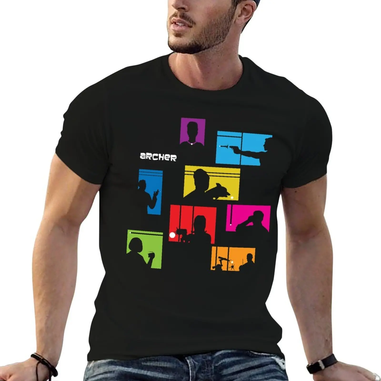 

Archer Into Classic T-Shirt t shirt man plain t shirts for man pack white man t shirts cotton T-shirt