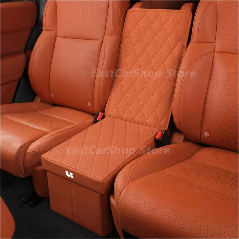 For LEADING IDEAL LiXiang One L8 L9 2024 2023 Car Seat Aisle Storage Box Two Row Middle Reliable Back Debris Storage Box