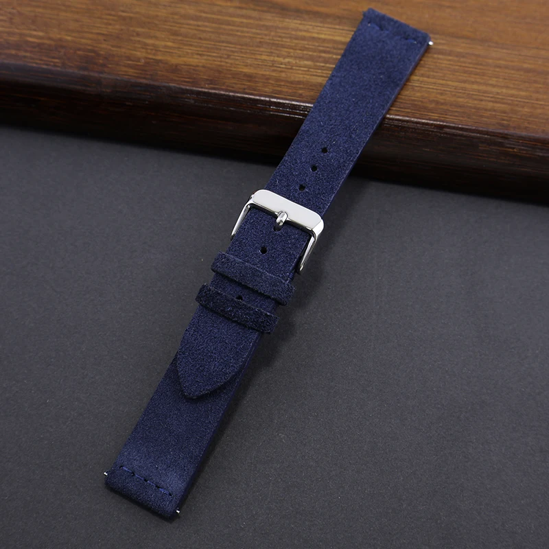 Suede Watch Bracelet 20mm 22mm Handmade Suede Strap For Huawei Watch GT3 Soft Wristband Belt Accessories