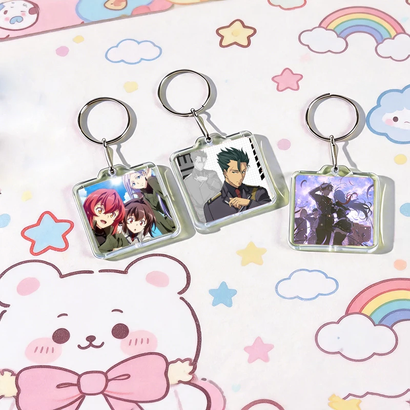 86 Eighty Six Anime Keychain Handmade Hanging Ornaments for Clothes Backpack Decoration Accessories Gifts with Friends