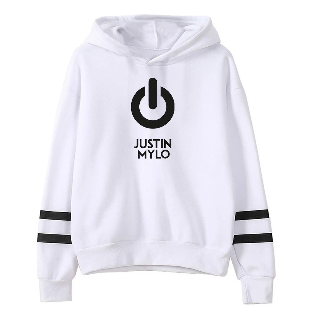 Justin Mylo Merch Hoodie 2024 Tour Pocketless Parallel Bars Sleeve Streetwear Women Men Hooded Sweatshirt Fashion Clothes