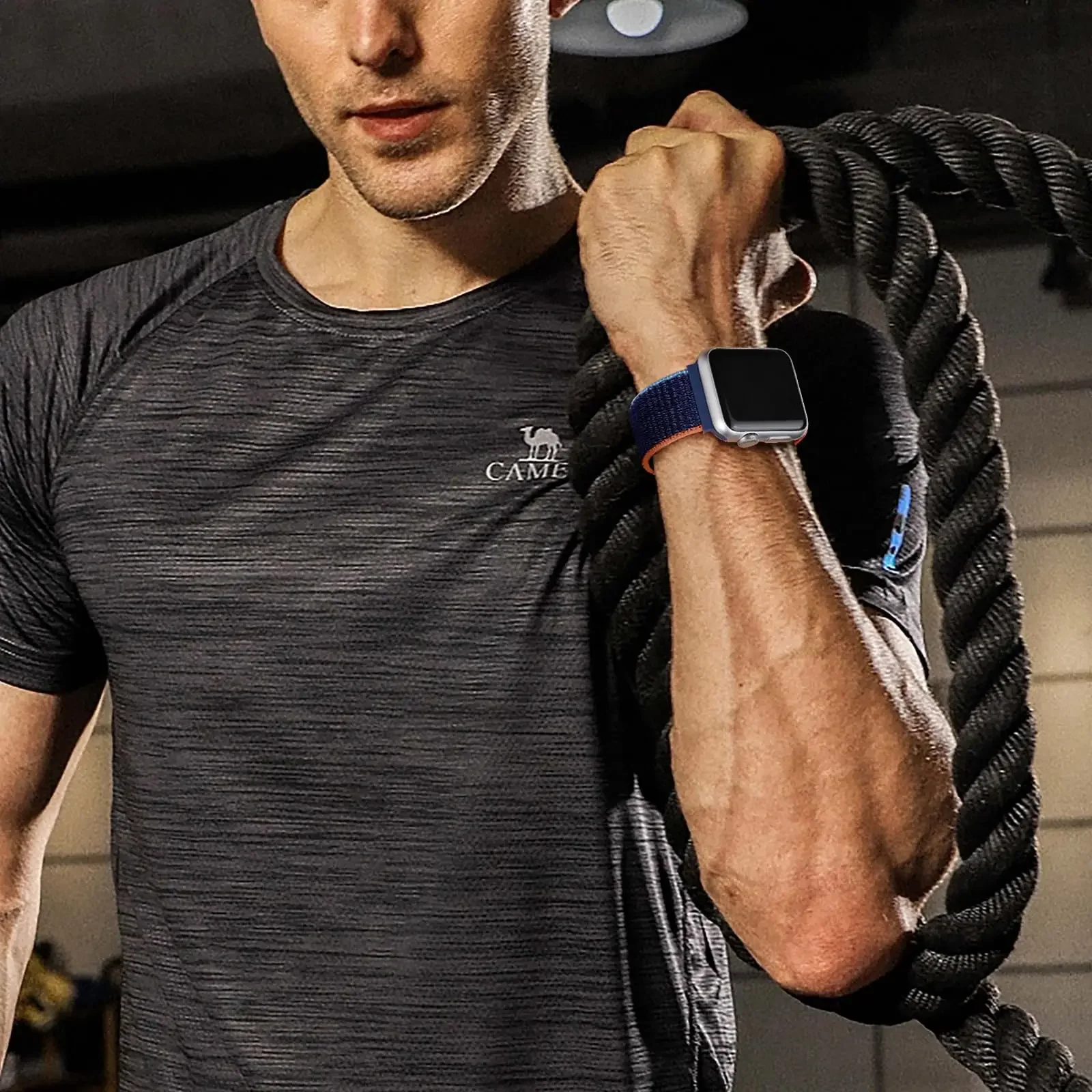 Nylon Strap for Apple Watch 10 42mm 46mm Ultra 2 49mm Breathable Replacement Wristband for IWatch 9 8 7 6 5 4 3SE 45mm 44mm 41mm