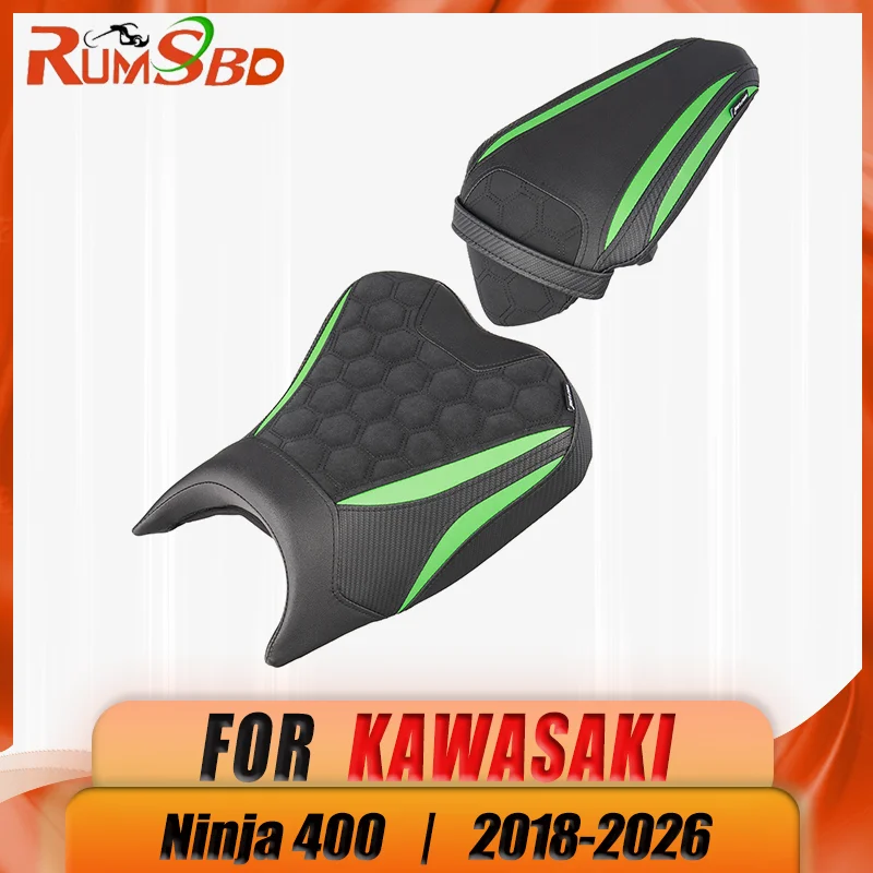 

for Kawasaki Ninja 400 Z400 2018-2026 Front Driver Seat Cover Rear Passenger Cushion Pillion Cowl Fairing Motorcycle
