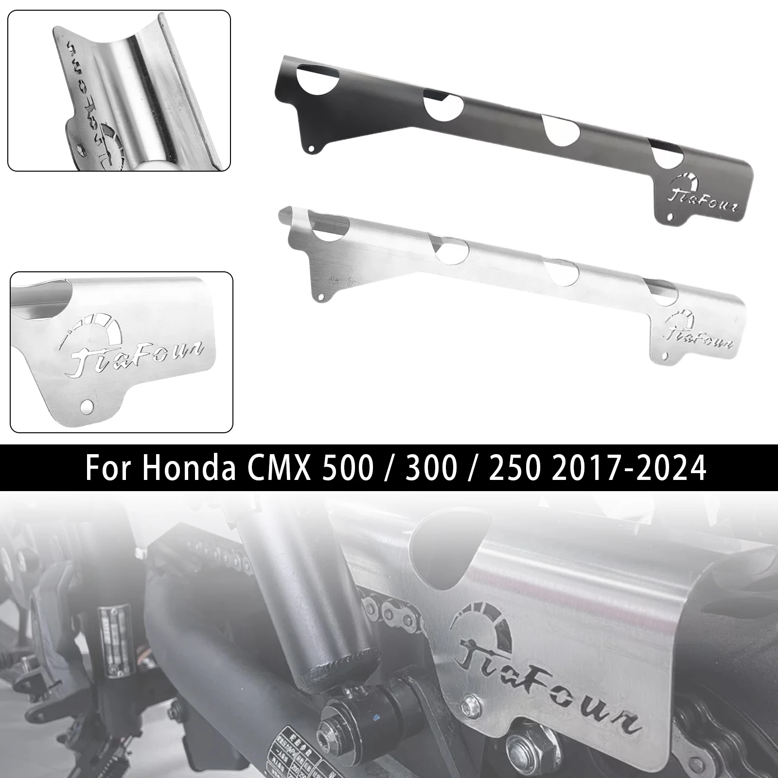 

Topteng Chain Guard Cover Protector For Honda Rebel CL 250 300 500 CM CMX 17-24