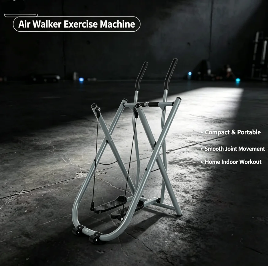 Foldable Space Walk Swing Trainer Multidirectional Movement Air Walker Exercise Machine
