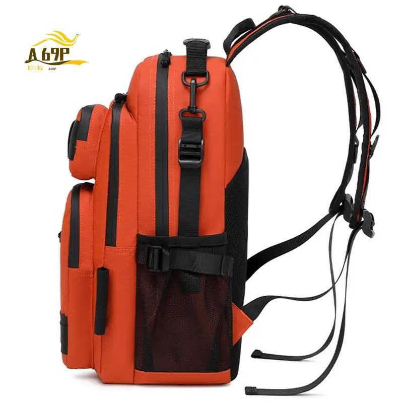 

A69P-Fishing Lure Bag Backpack Rod Outdoor Man Multi-Functional Camping Sports Mountaineering Waterproof Portable Storage Bag