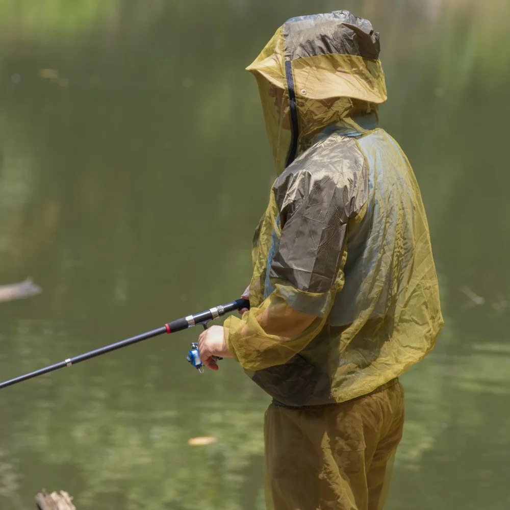 

2025Outdoor Mosquito Repellent Suit Fishing Mesh Hooded Mosquito-Proof Suit Portable Adventure Hiking Anti-Mosquito Bite Clothes