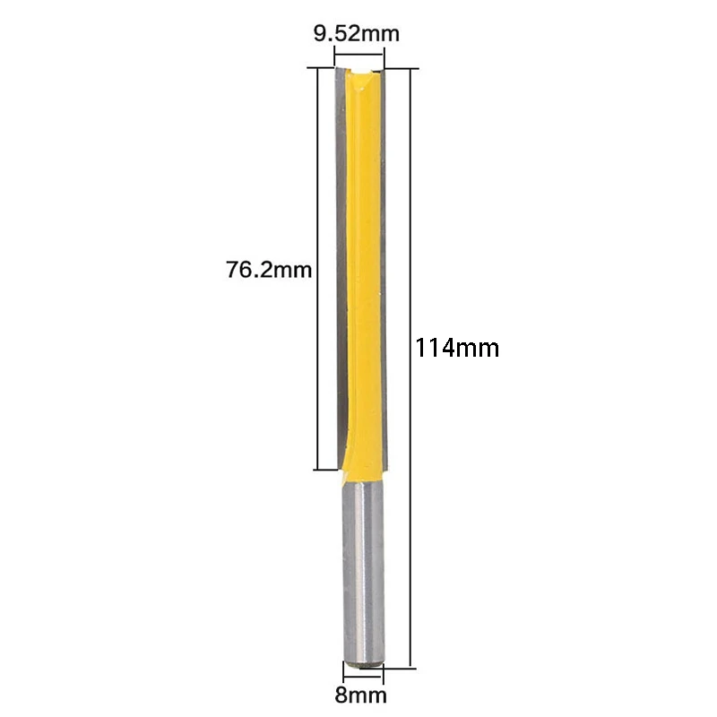 8Mm Shank Trimmen Carve Router Bitcarbide Frees Frees Router Bit Voor Hout Gecementeerd Hardmetalen Frezen