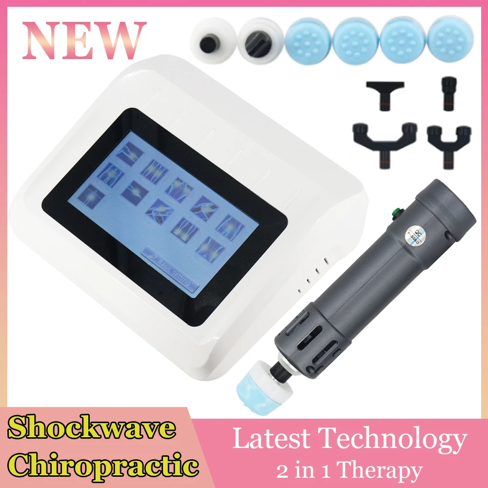 

Professional Shockwave Therapy Machine Physical Shock Wave Chiropractic Instrument Pain Relief Body Massage Relaxation Massager