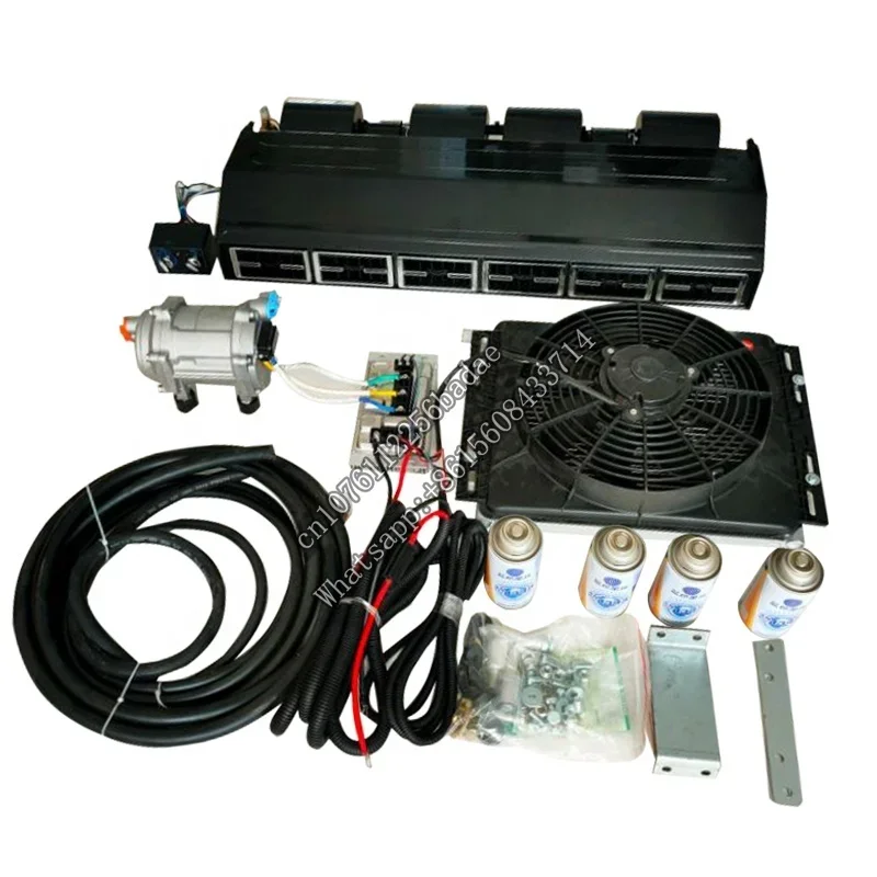 

Truck auto parts parking cooler Vehicle air conditioning 12v 24 volt rv conditioner with price