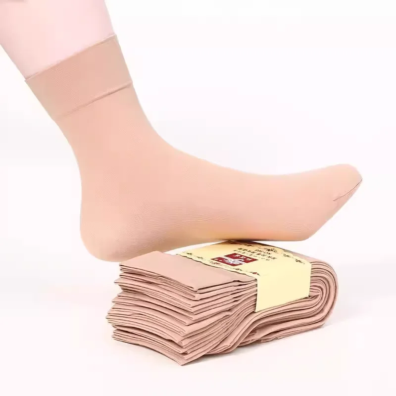 10 Paar 2026 Neue sexy dicke Stahlstrümpfe für Frühling, Sommer, Herbst, Winter, alle Jahreszeiten, strapazierfähige leichte Socken – Detail 4