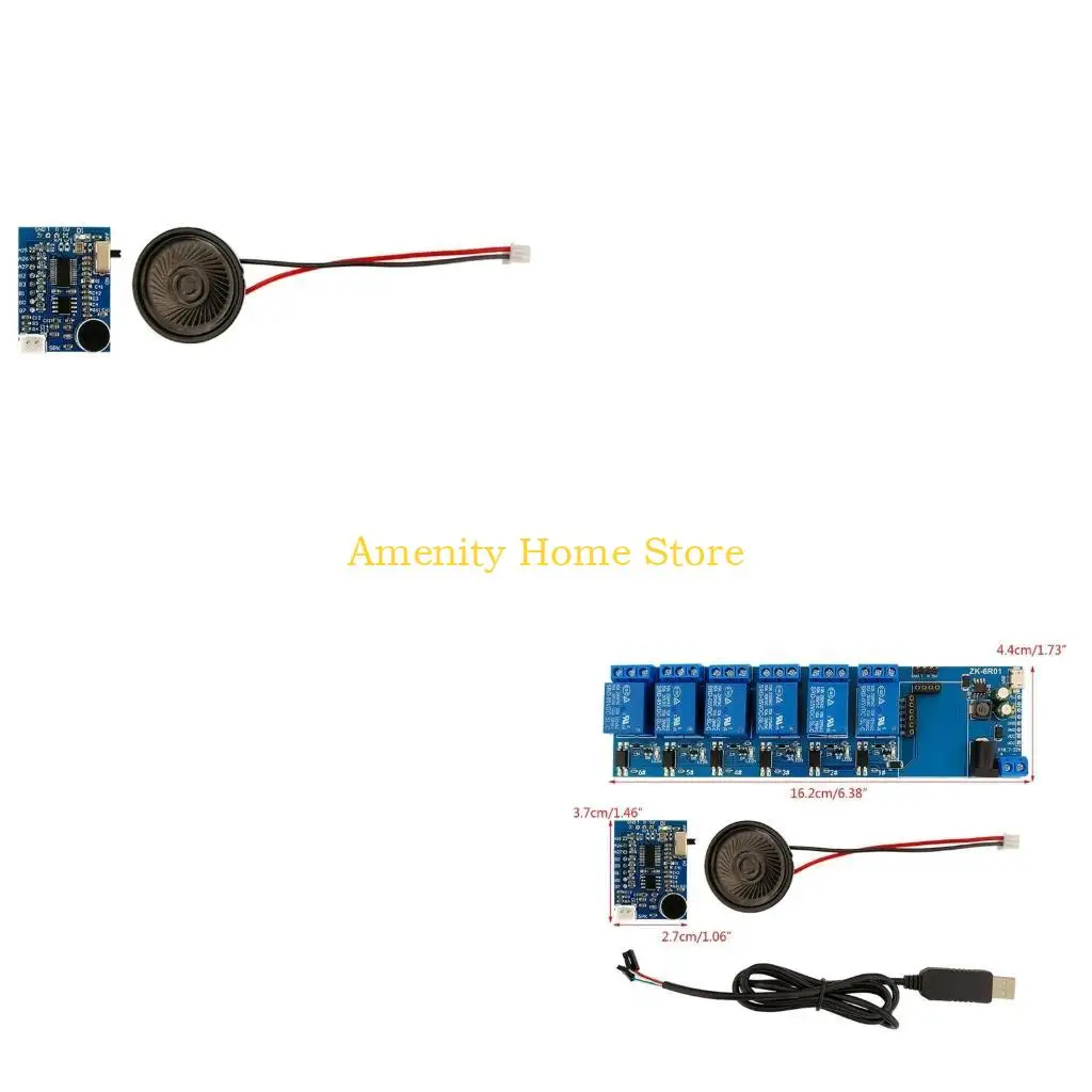 

F26C Speak Recognition Voice Recognition Module 5V High Accuracy with Microphone Easy Assemble fitting for Smart Home House