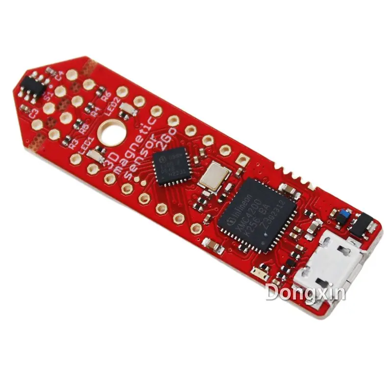 

Плата разработки T31C-TLE493DP2B6MS2GOTOBO1 для магнитного датчика TLE493D-P2B6MS2GO