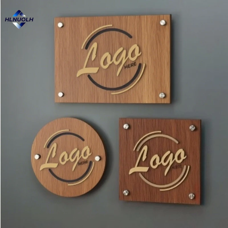 

Customized Wooden Business Plaque House Number Sign with Your Logo Custom Personalized Address Signage Door Plaque Home Decor