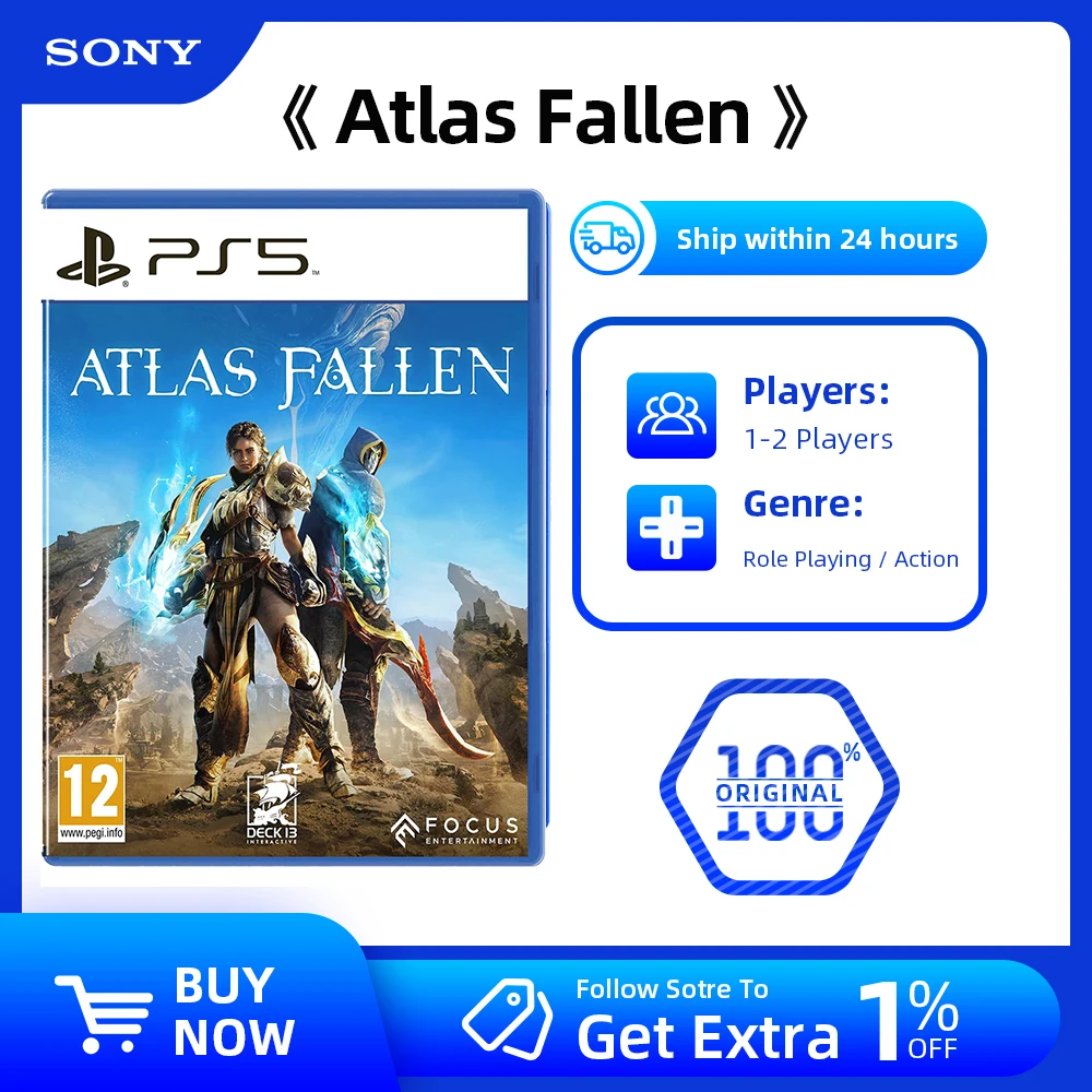 Игровые предложения Sony PlayStation 5 PS5-Atlas опавший-версия для ЕС 100%, официальная оригинальная физическая игровая карта для PlayStation 5 PS5