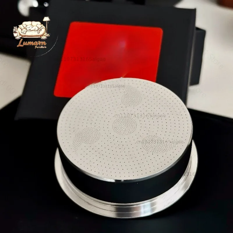 Applicable To Coffee Machine Powder Bowl Straight SW Orange Slice Engraved Wheel Eye CNC Machined Stainless Steel Powder Bowl