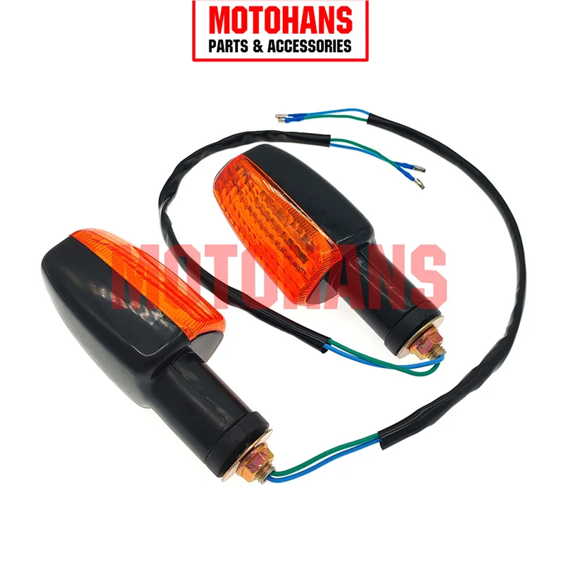 BX16110263 2PC MOTORCYCLE INDICATOR FLASHING LIGHTS TURN SIGNAL LIGHT 12V IP68 FOR RX150 CG150 TITAN150 XR125 YUMBO GS2