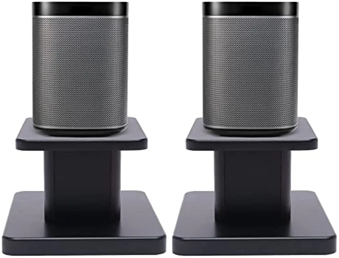 Pair Computer/Bookshelf Desktop Speaker /Studio 6in Studio Speaker Holder Wood 2x Desktop Multimedia Computer Speaker Stands