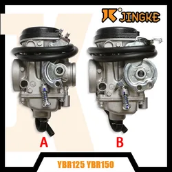 YBR125 Motorcycle Carburetor For Yamaha Ybr125 Yb125 Yjm125 Tw125 Xtz125 Tw200 Tk250 Rt250 2001-2017 Scooter Dirt Bike Carb