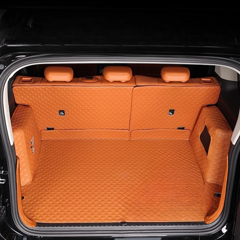 

Задние коврики для багажника, кожаные коврики с защитой от царапин, все включено, защитная накладка для багажа для Haval H9 2024 2025, аксессуары для интерьера